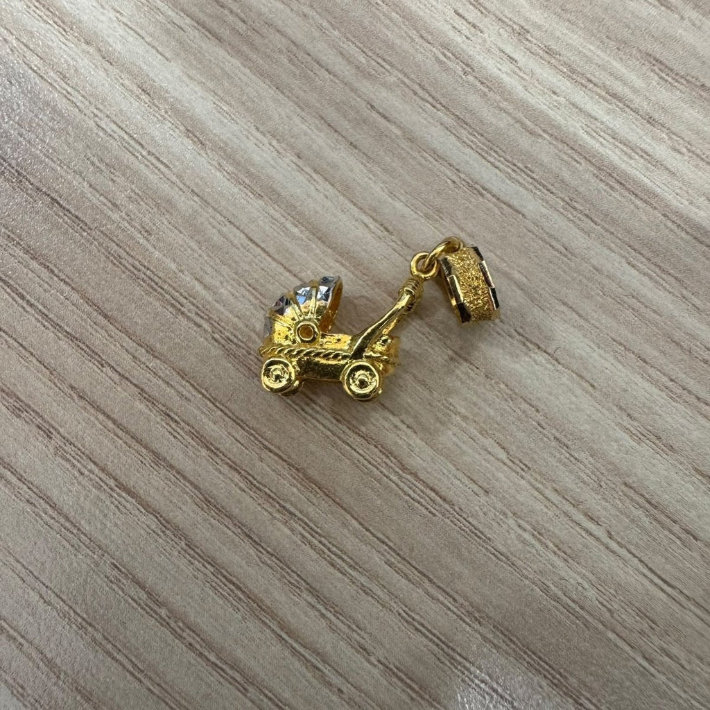 916 Gold Baby Stroller Charm | Symbol of Love New BeginningsCharms & PendantsBest Gold Shop
