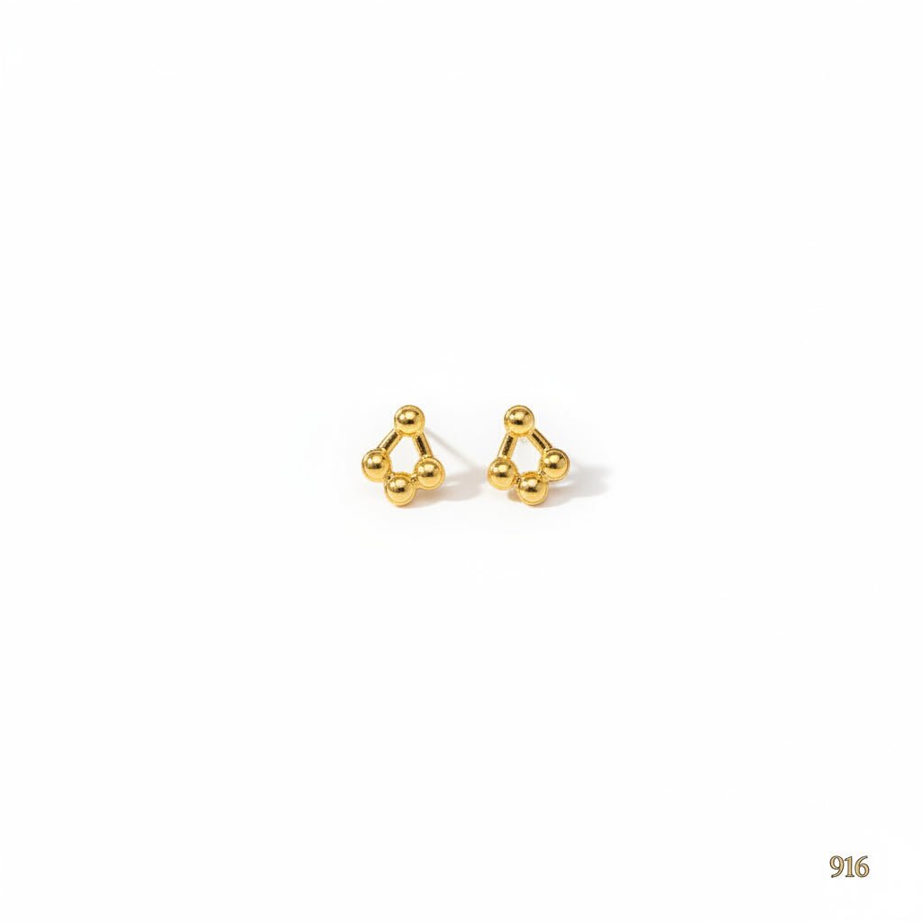916 Gold Balloon Earring by Best Gold ShopEarringsBest Gold Shop