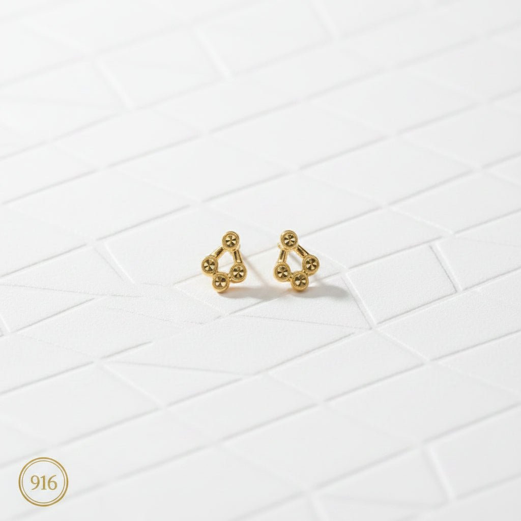 916 Gold Balloon Earring by Best Gold ShopEarringsBest Gold Shop