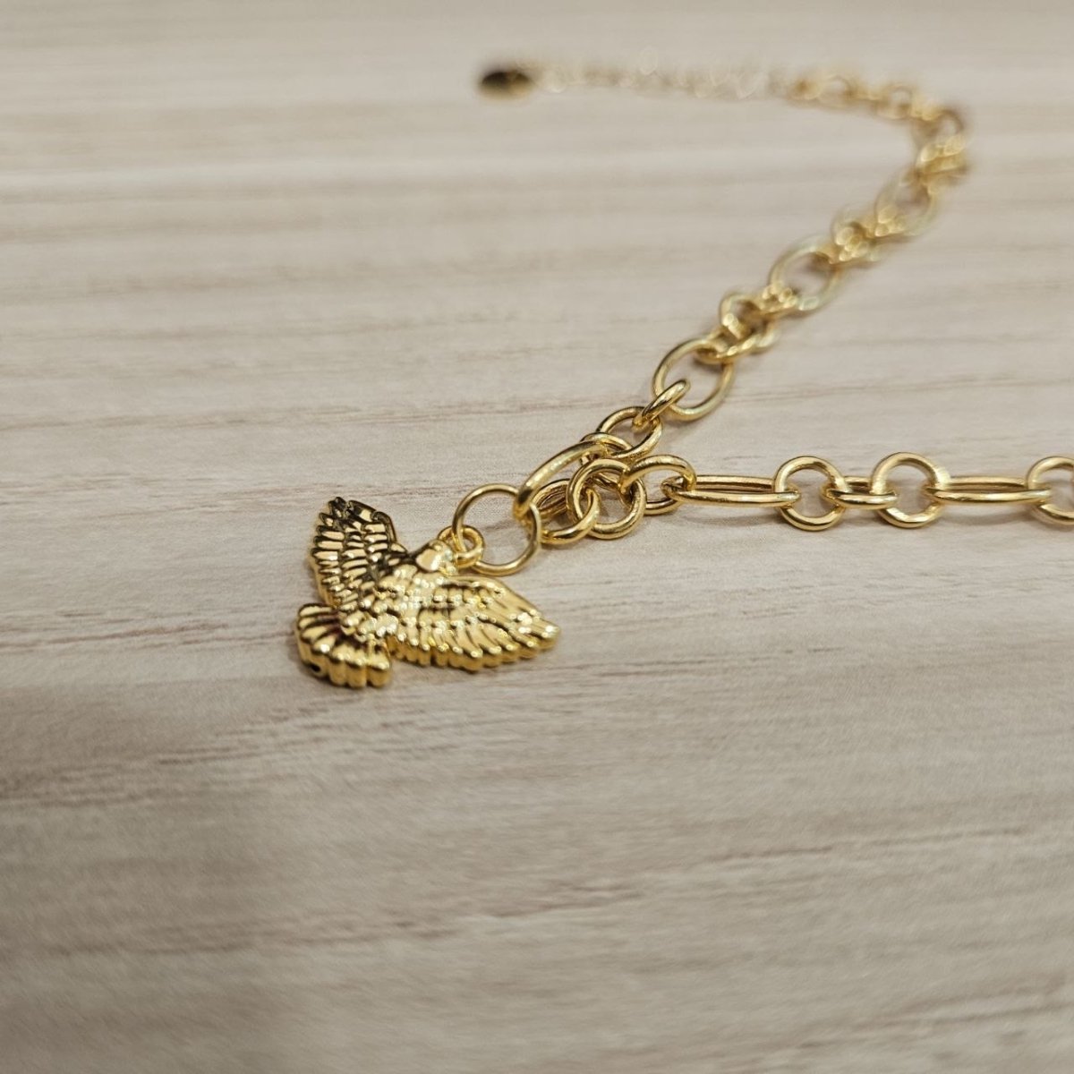 916 Gold Bracelet Link Design With Dangling CharmsBraceletsBest Gold Shop