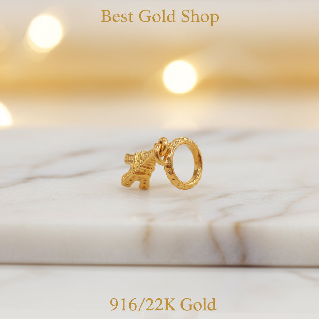 916 Gold Different Design 0.13 to 0.25 grams Weight Pendants and CharmsCharms & PendantsBest Gold Shop