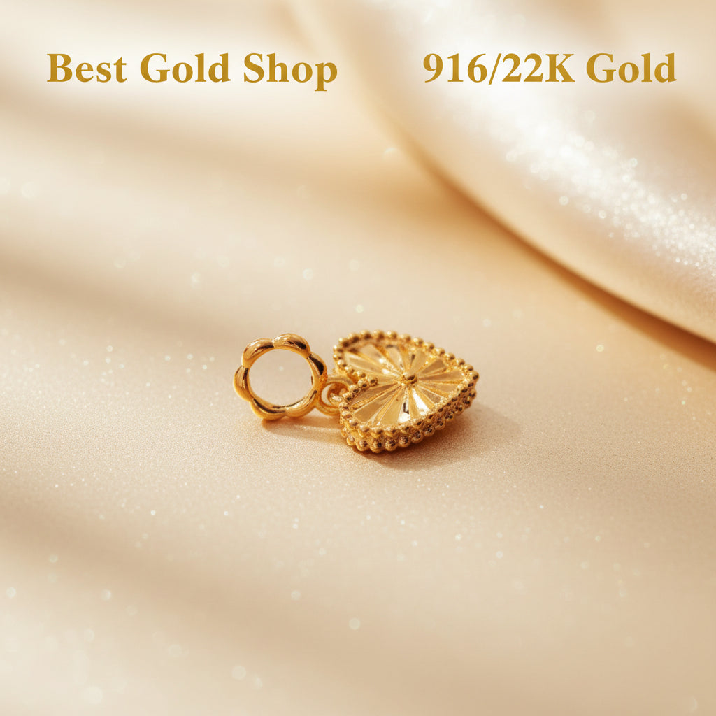 916 Gold Different Design 0.13 to 0.25 grams Weight Pendants and CharmsCharms & PendantsBest Gold Shop
