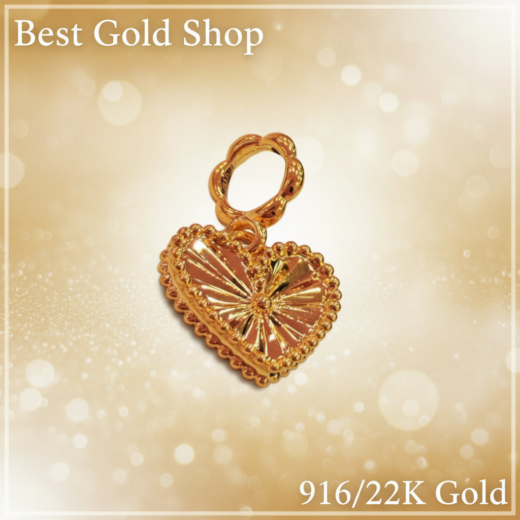 916 Gold Different Design 0.13 to 0.25 grams Weight Pendants and CharmsCharms & PendantsBest Gold Shop