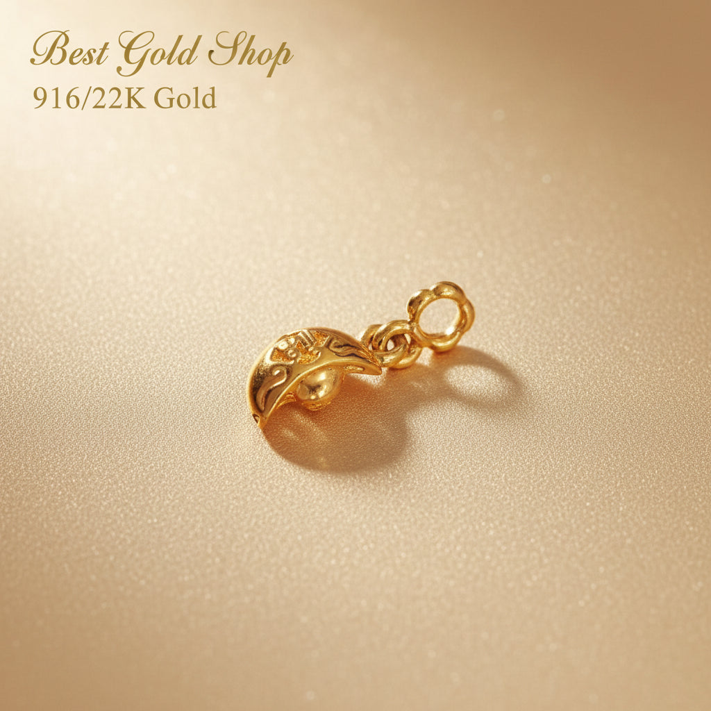 916 Gold Different Design 0.13 to 0.25 grams Weight Pendants and CharmsCharms & PendantsBest Gold Shop