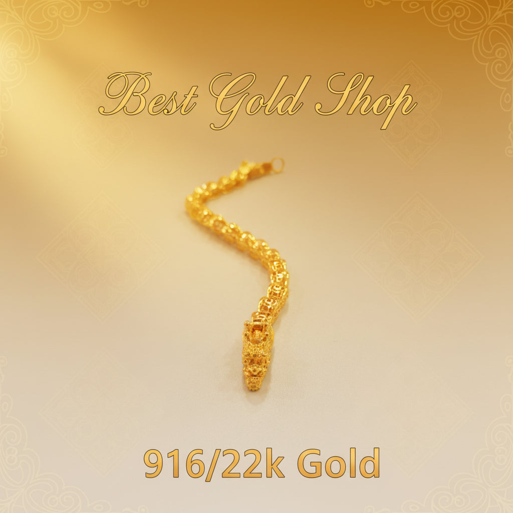 916 Gold Dragoon Bracelet – Huat for the Whole YearBraceletsBest Gold Shop