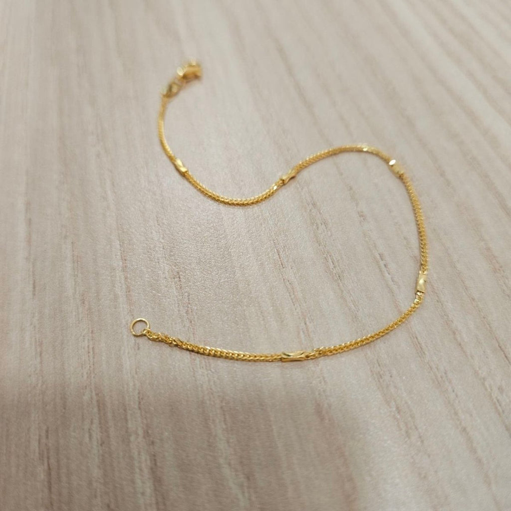 916 Gold Fancy Box Bracelet New Design ElegantBraceletsBest Gold Shop
