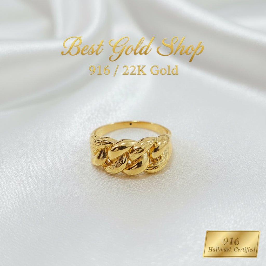 916 Gold Fishbone Ring – Smaller Version | Feather LightRingsBest Gold Shop