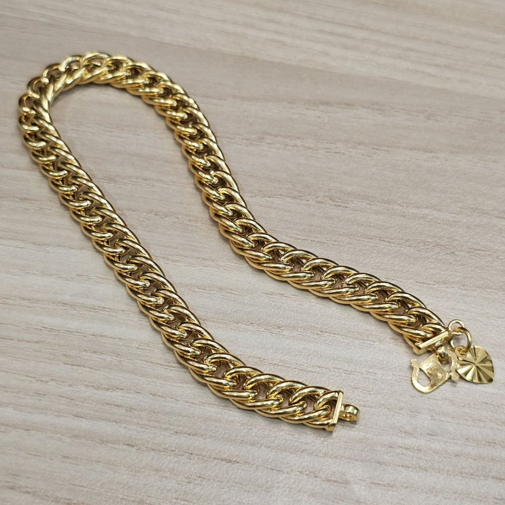 916 Gold Flat Spike Bracelet Unisex DesignBraceletsBest Gold Shop