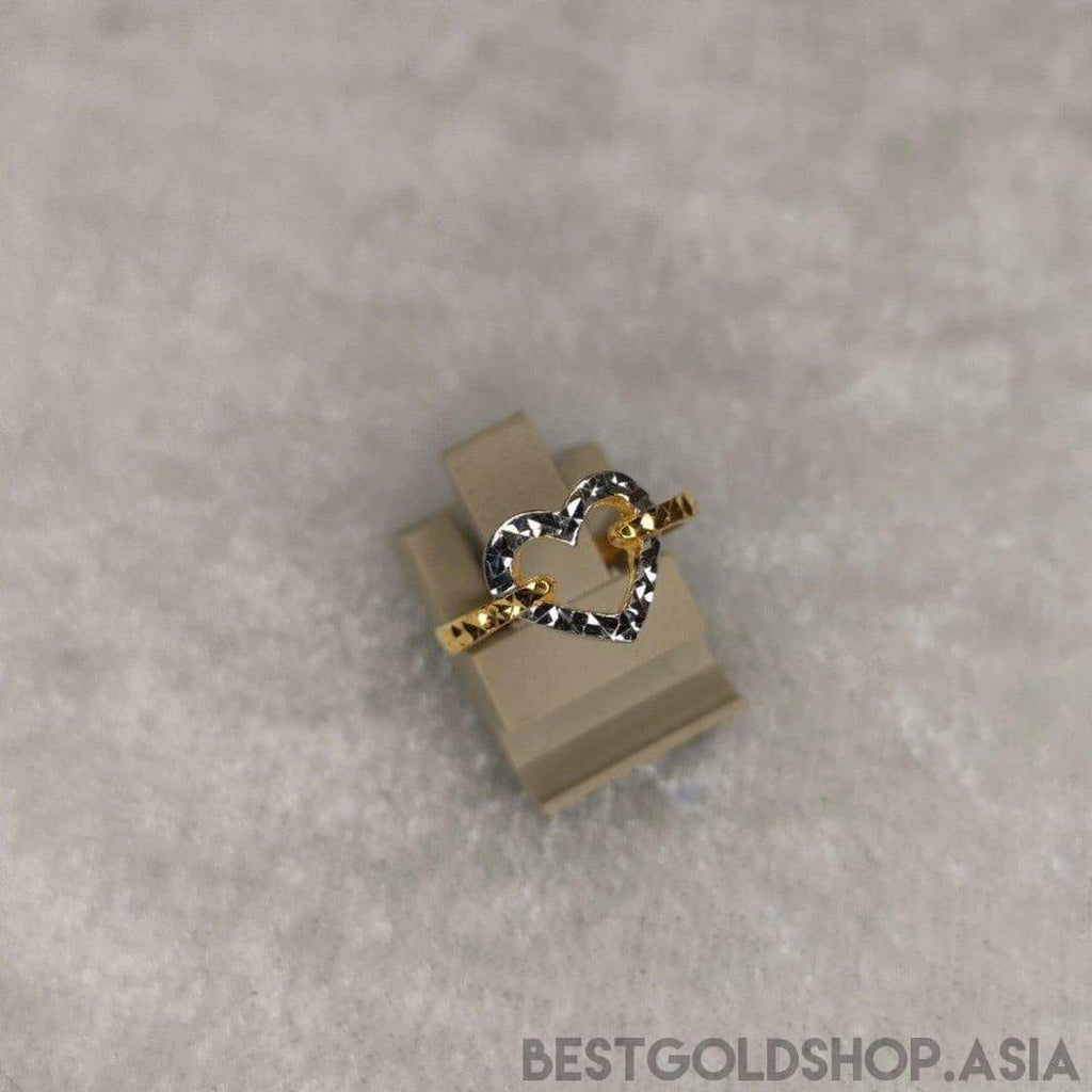 916 gold heart ring 2C - Best Gold Shop 22k gold 22k gold ring 916 gold 916 gold