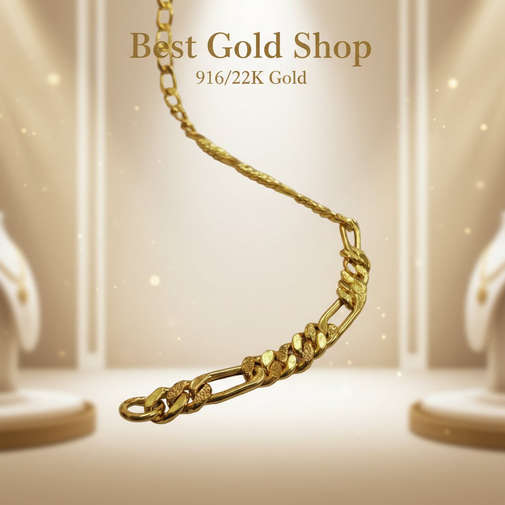 916 Gold (22K) Hollow Milo Gui Fei Bracelet for WomenBraceletsBest Gold Shop