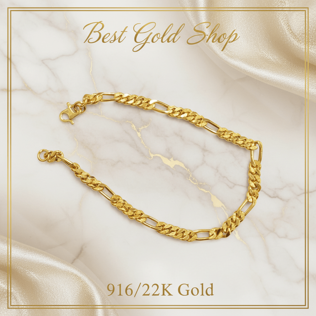 916 Gold (22K) Hollow Milo Gui Fei Bracelet for WomenBraceletsBest Gold Shop