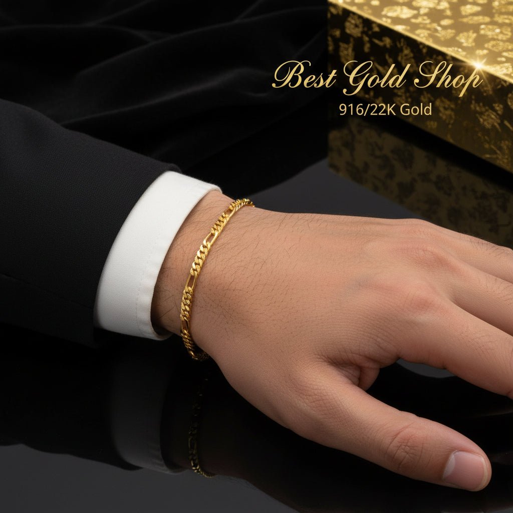 916 Gold (22K) Hollow Milo Gui Fei Bracelet for WomenBraceletsBest Gold Shop