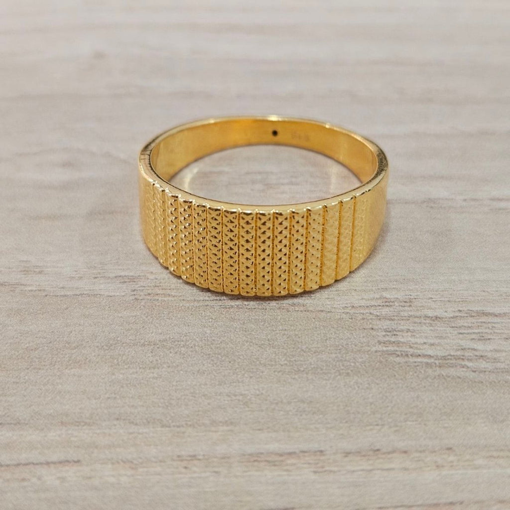 916 Gold Mesh Band Ring – Feather LightRingsBest Gold Shop