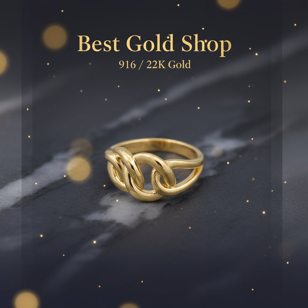 916 Gold Ring Papan Design New and light Design - 22k gold 22k gold ring - Best Gold Shop