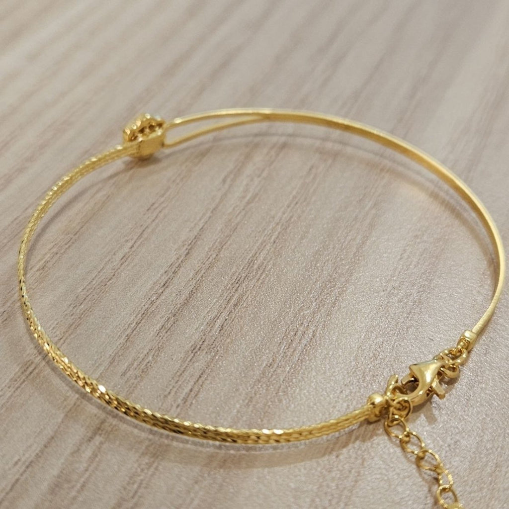 916 Gold Slim Bangle Light WeightBraceletsBest Gold Shop