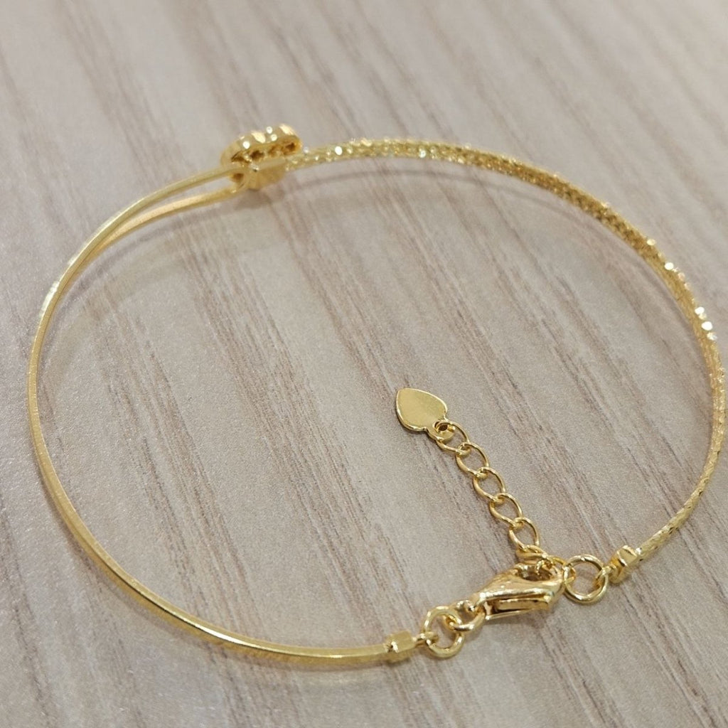 916 Gold Slim Bangle Light WeightBraceletsBest Gold Shop
