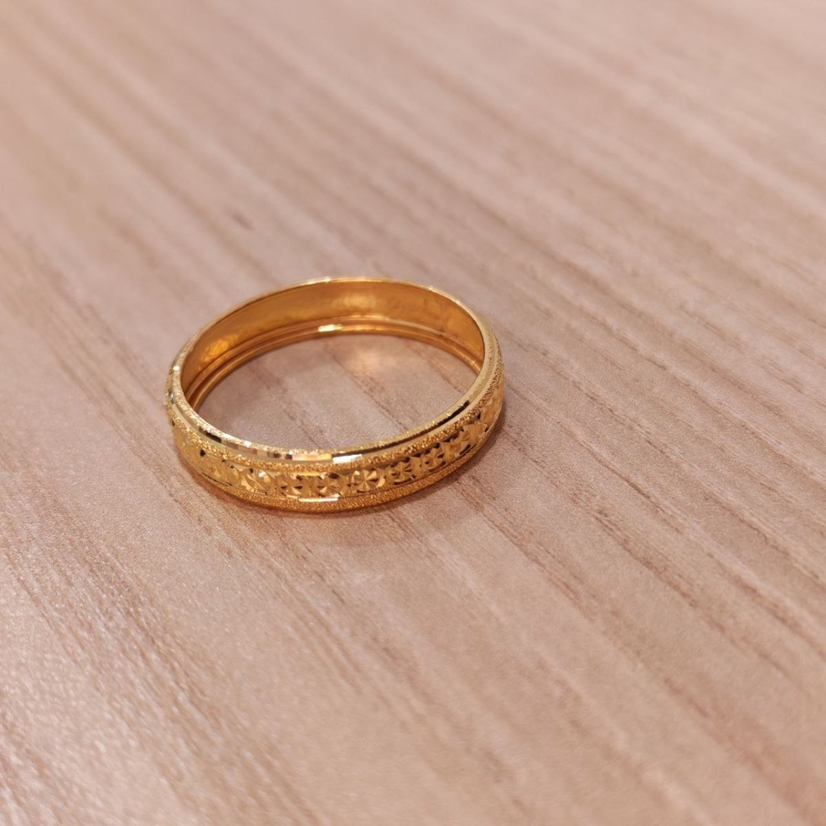 916 Gold Slim Hollow Ring V7 new stockRingsBest Gold Shop