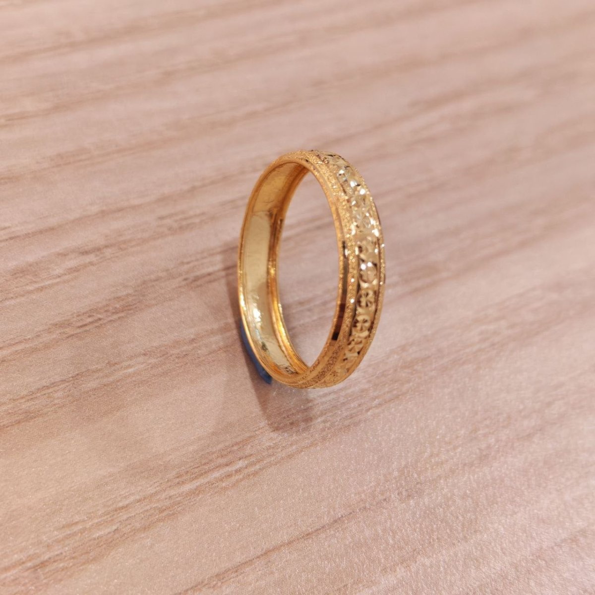 916 Gold Slim Hollow Ring V7 new stockRingsBest Gold Shop