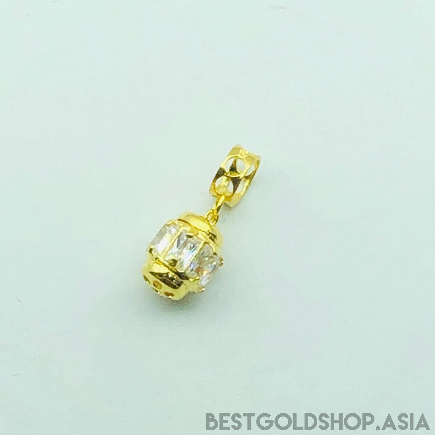 916/22k Gold crystal charm - Best Gold Shop 22k gold 22k Gold Charms 916 gold 916 gold