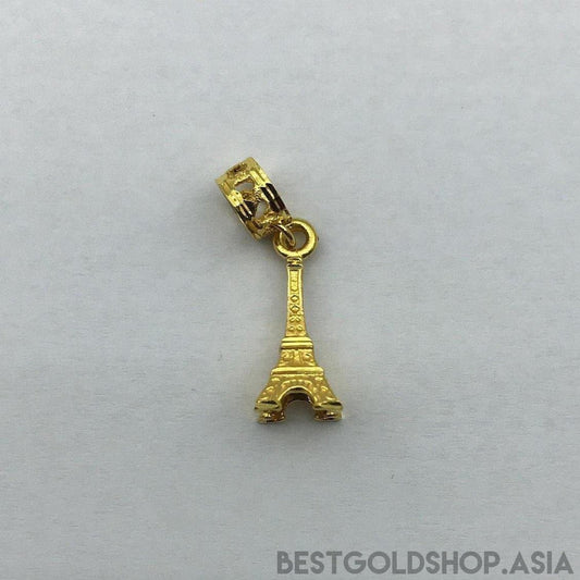 916/22K Gold alphabet Eiffel Tower Charm - Best Gold Shop 22k gold 22k Gold Charms 916 gold 916 gold