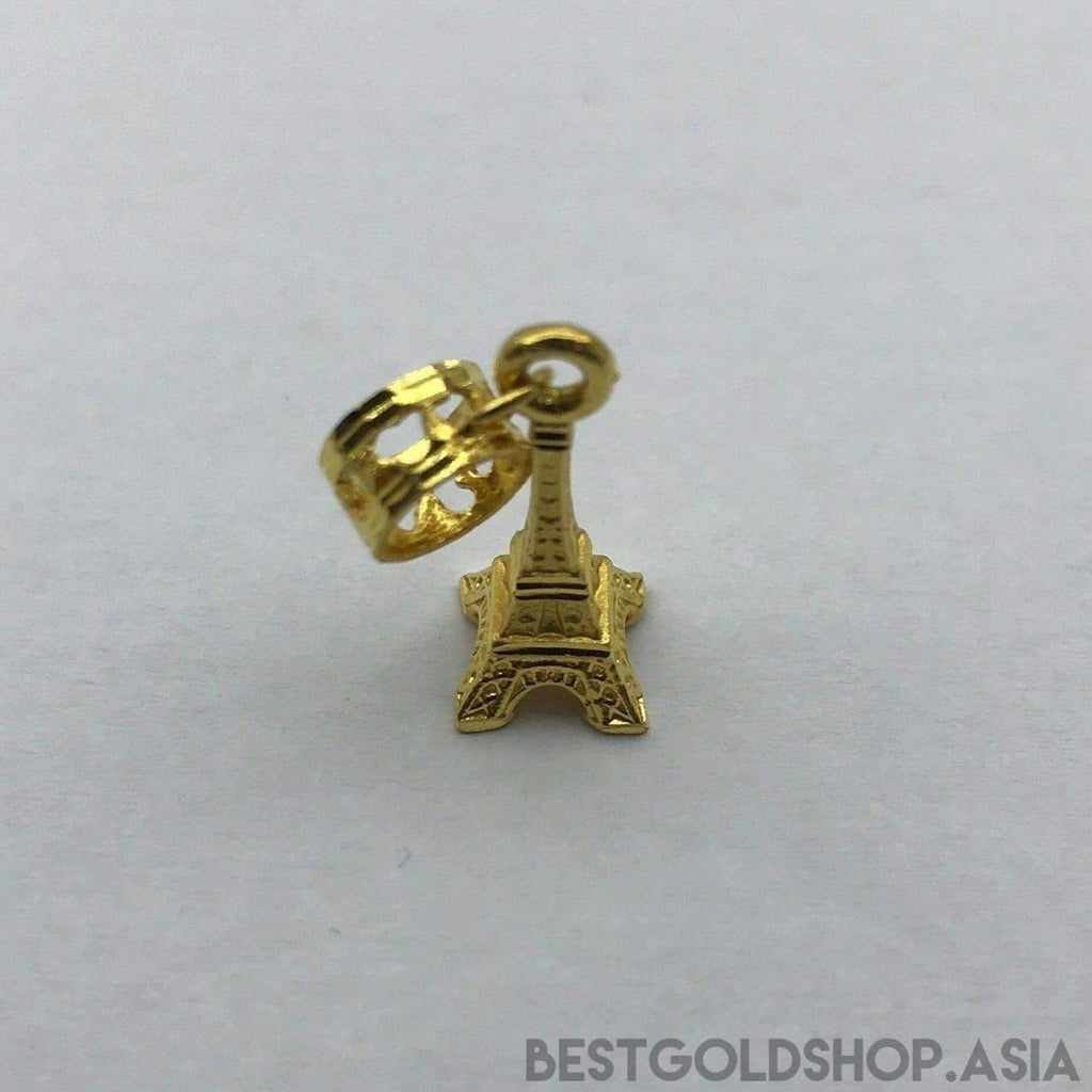 916/22K Gold alphabet Eiffel Tower Charm - Best Gold Shop 22k gold 22k Gold Charms 916 gold 916 gold