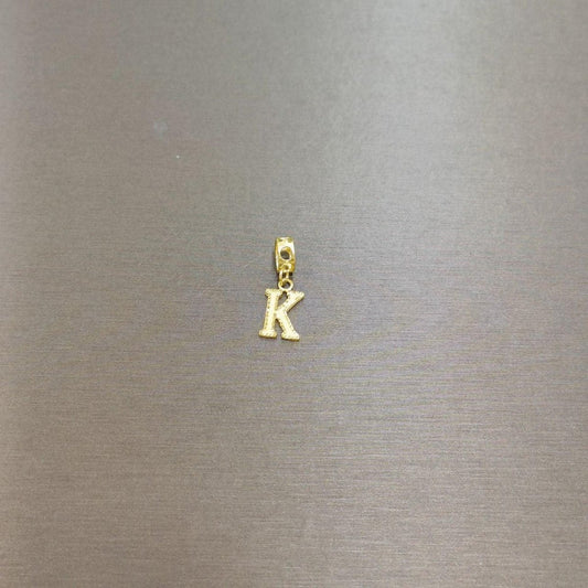 916/22K Gold alphabet K Charm by Best Gold Shop - Best Gold Shop 22k gold 22k Gold Charms 916 gold 916 gold