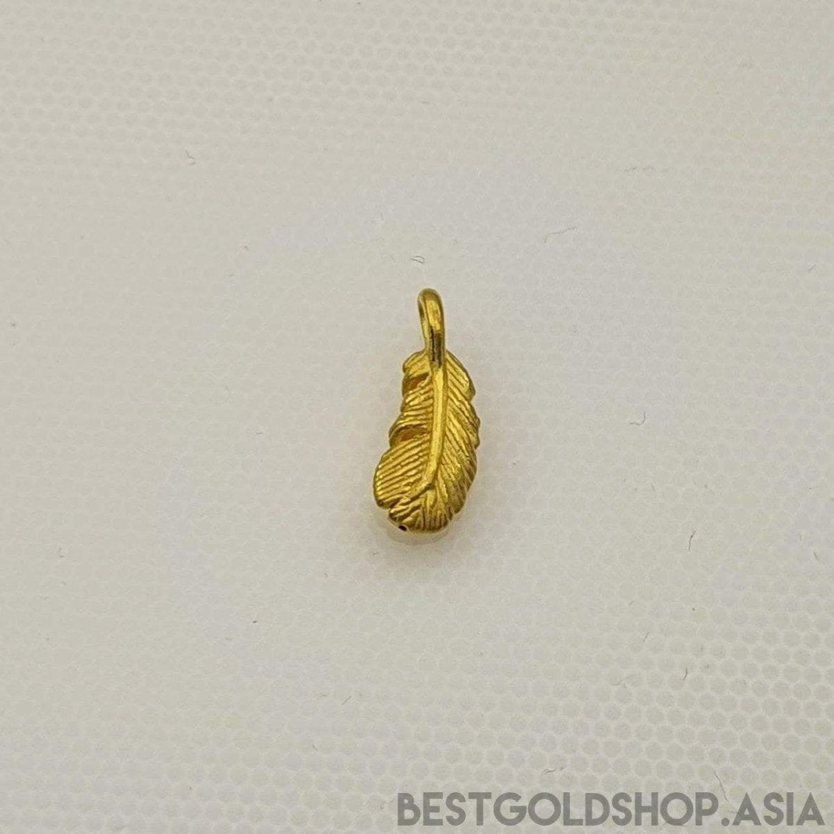 999 / 24k Gold Feather pendant Small - Best Gold Shop 24k gold 24k gold Pendant 999 gold 999 gold