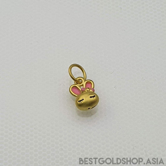 999 / 24k Gold kid Rabbit pendant - Best Gold Shop 24k gold 24k gold Pendant 999 gold 999 gold