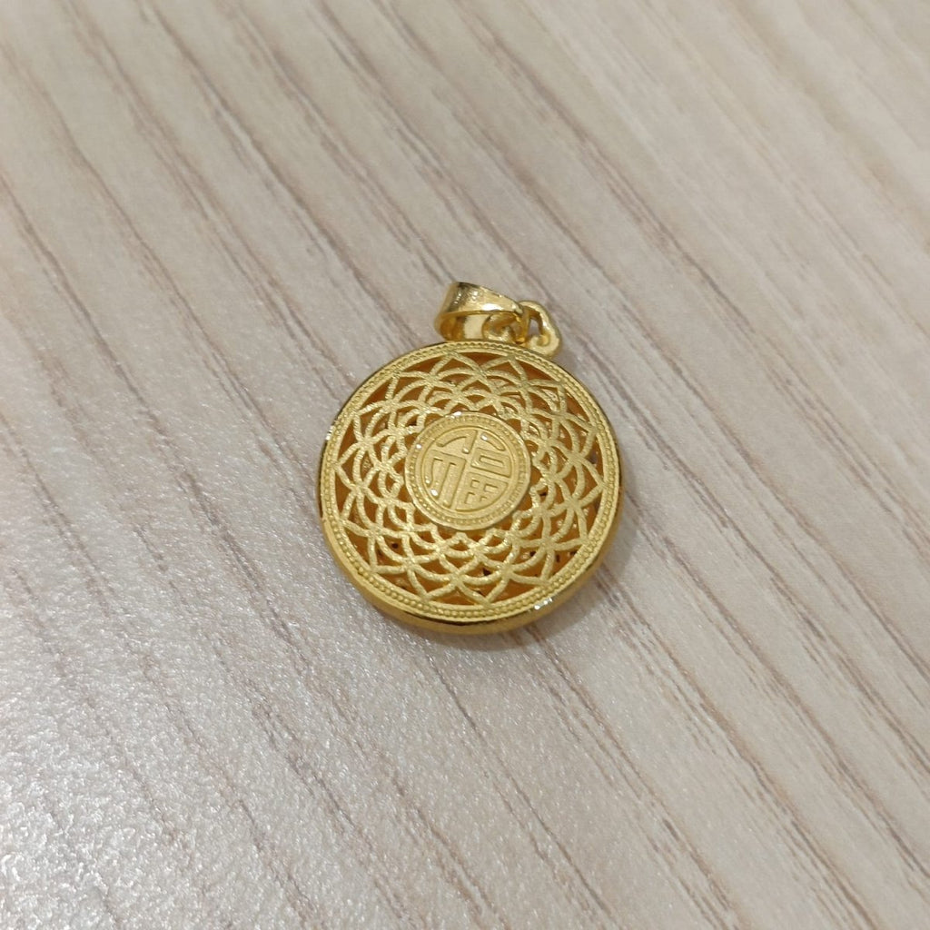999 Gold Fu Prosperity Pendant | New DesignCharms & PendantsBest Gold Shop