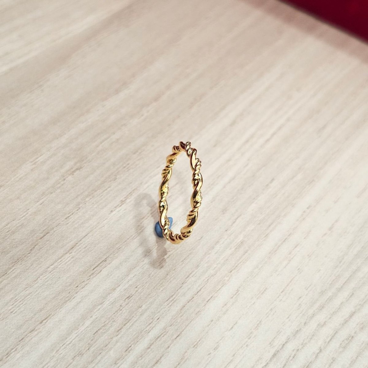 999 Gold Twisted Bead Ring Latest Design and Feather LightRingsBest Gold Shop