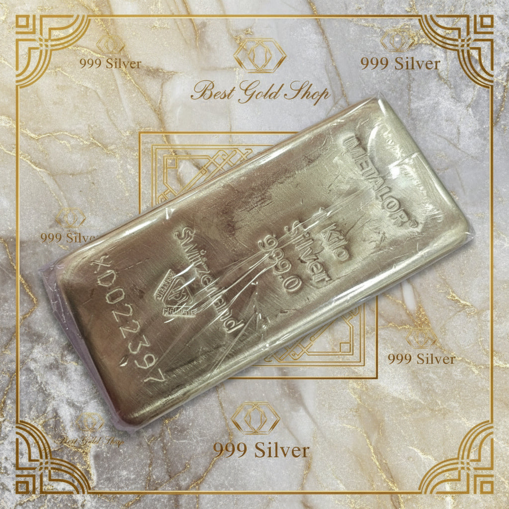 999 Silver Bar One KilogrambullionBest Gold Shop
