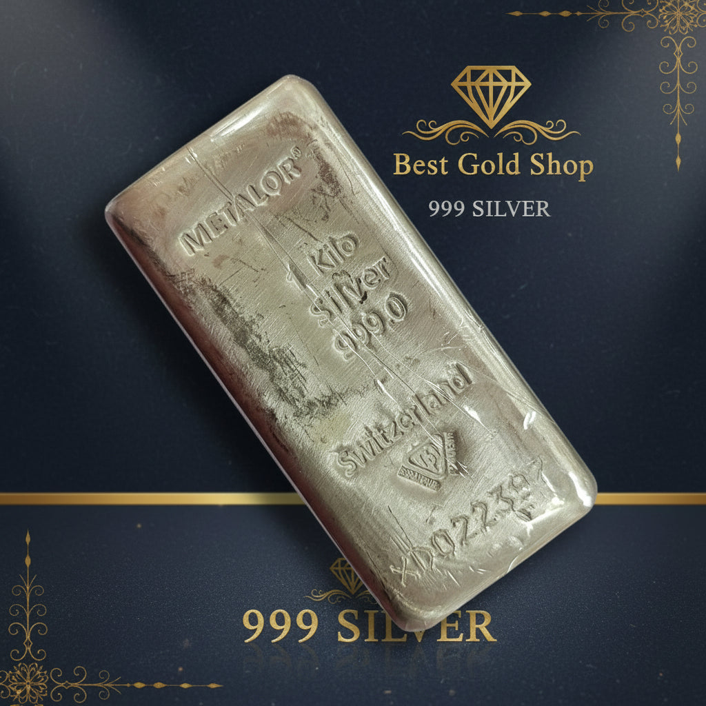 999 Silver Bar One KilogrambullionBest Gold Shop