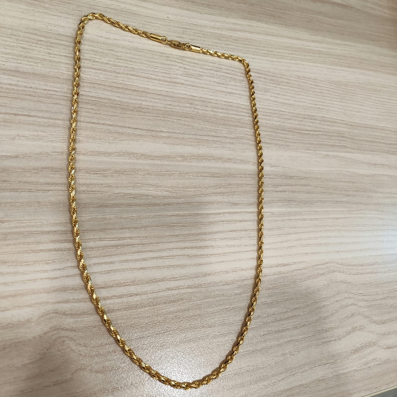 916 Gold Solid Rope Chain | Heavyweight Above 30g Collection