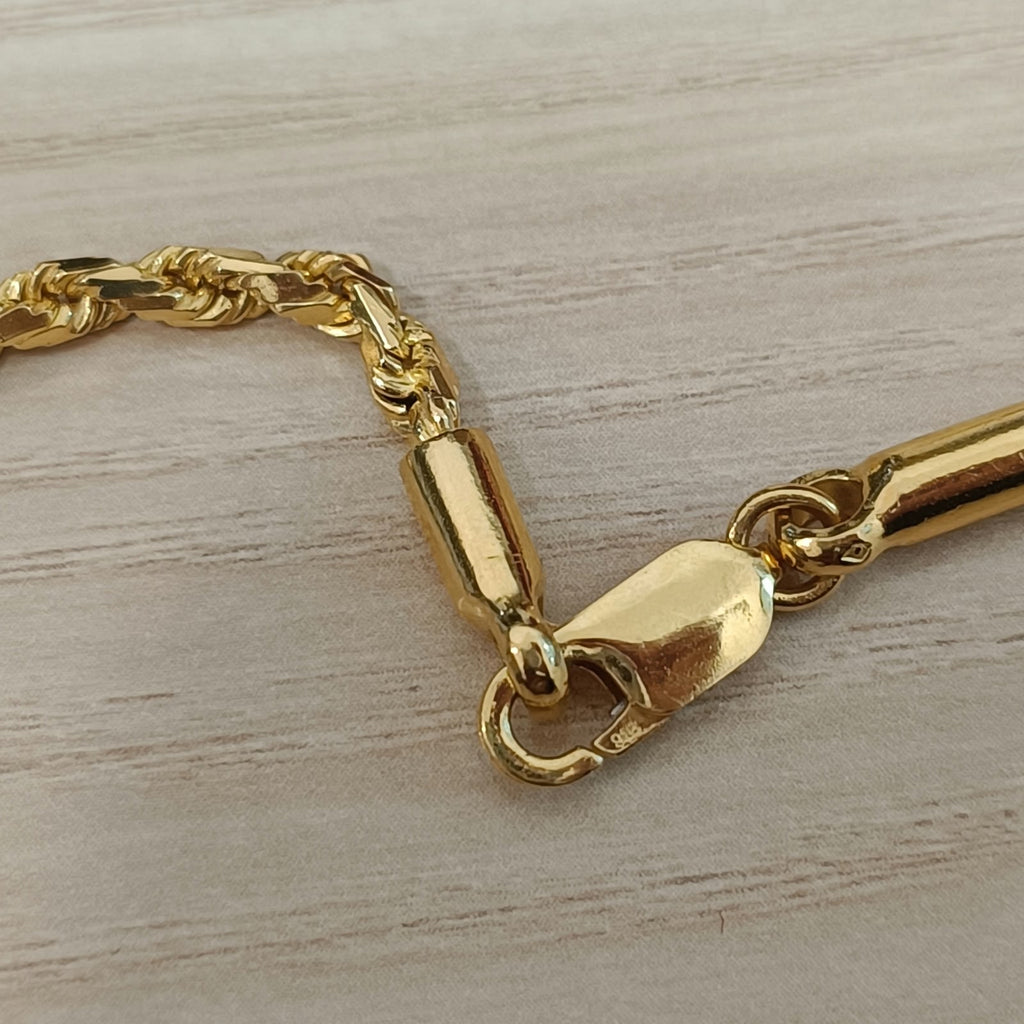 916 Gold Solid Rope Chain | Heavyweight Above 30g Collection