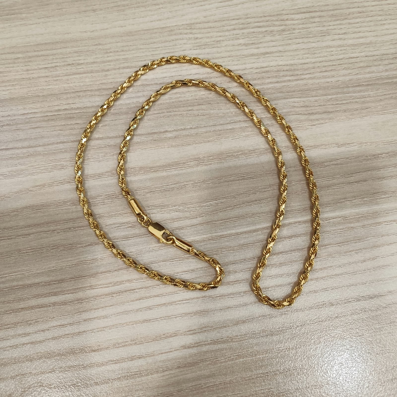 916 Gold Solid Rope Chain | Heavyweight Above 30g Collection