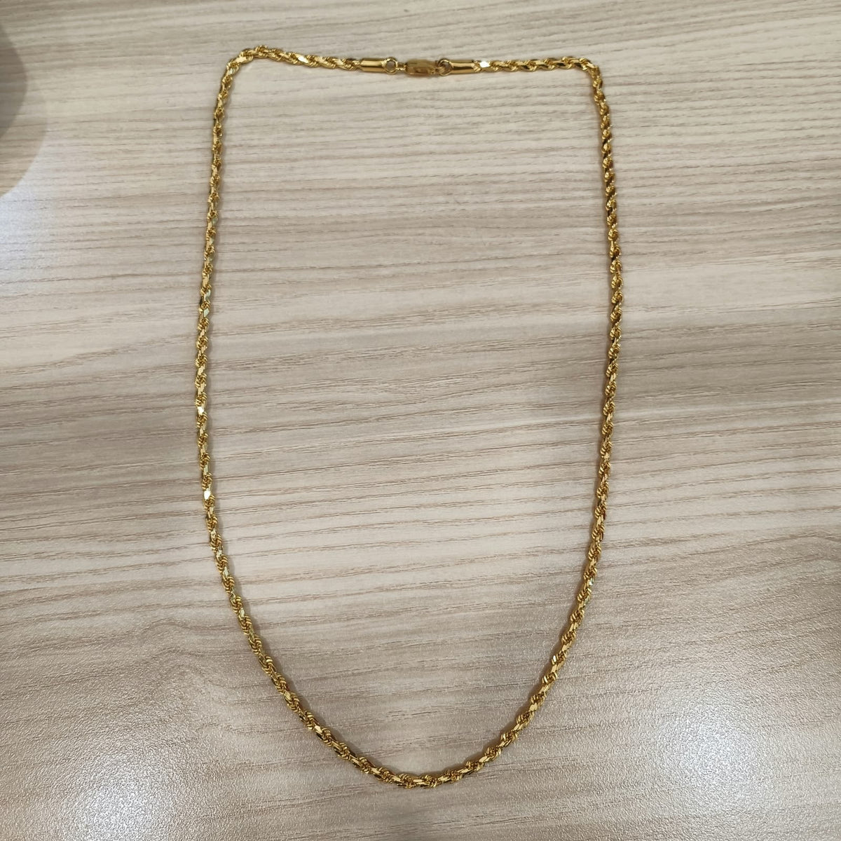 916 Gold Solid Rope Chain | Heavyweight Above 30g Collection
