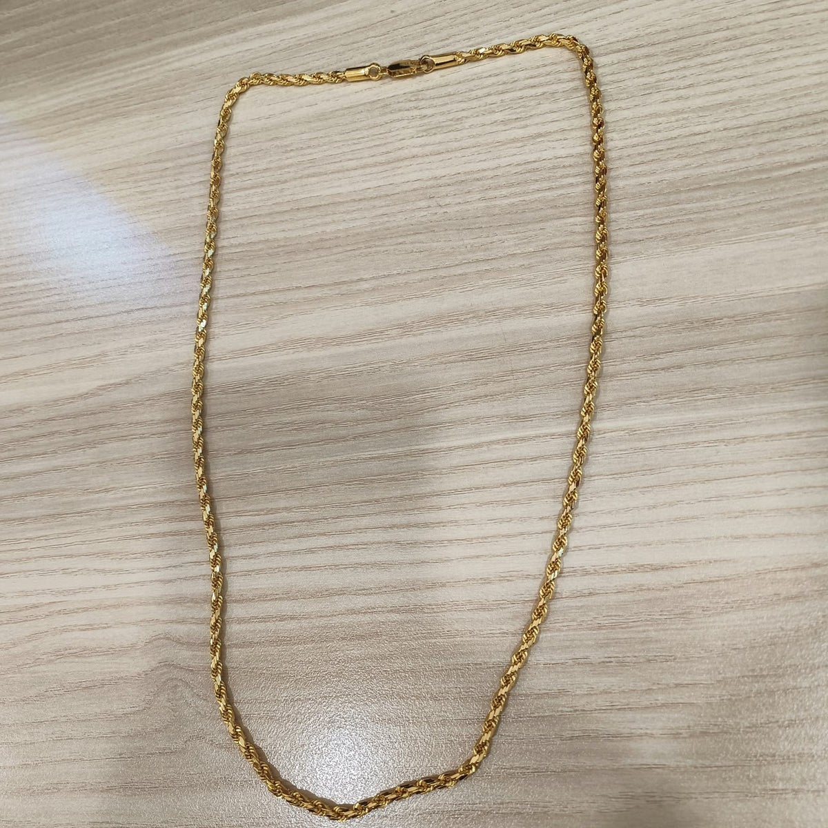 916 Gold Solid Rope Chain | Heavyweight Above 30g Collection