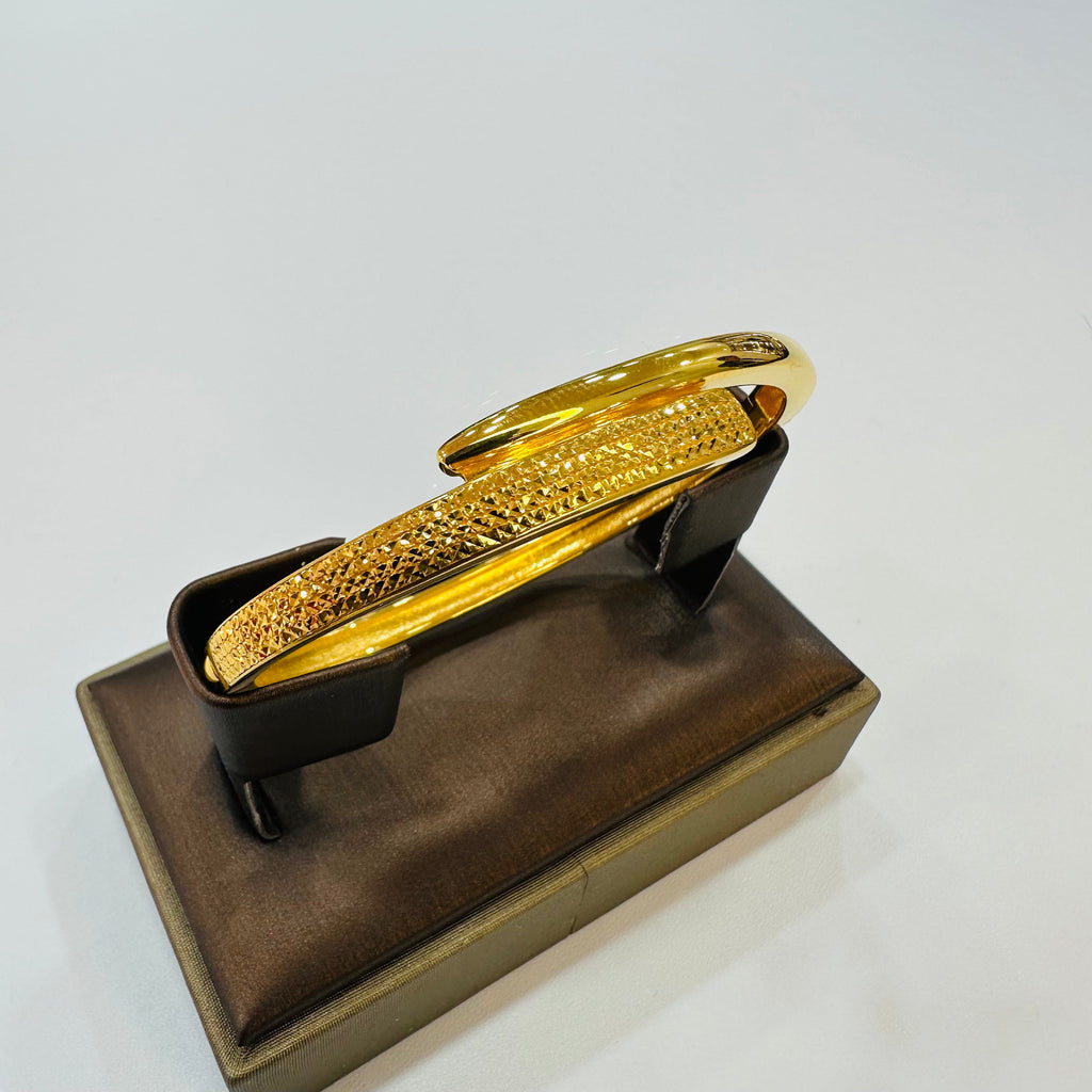 22K / 916 Gold Cuff Bangle by Best Gold Shop