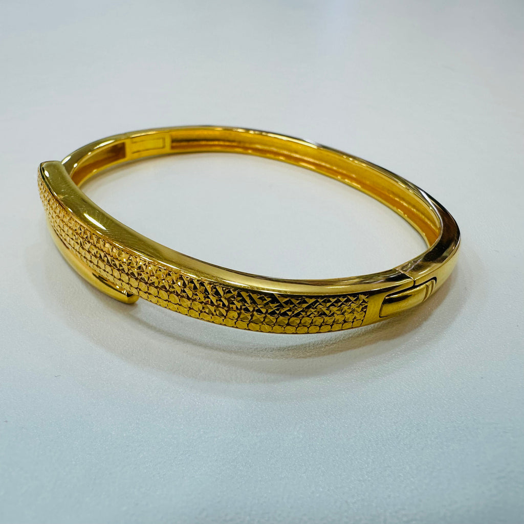 22K / 916 Gold Cuff Bangle by Best Gold Shop