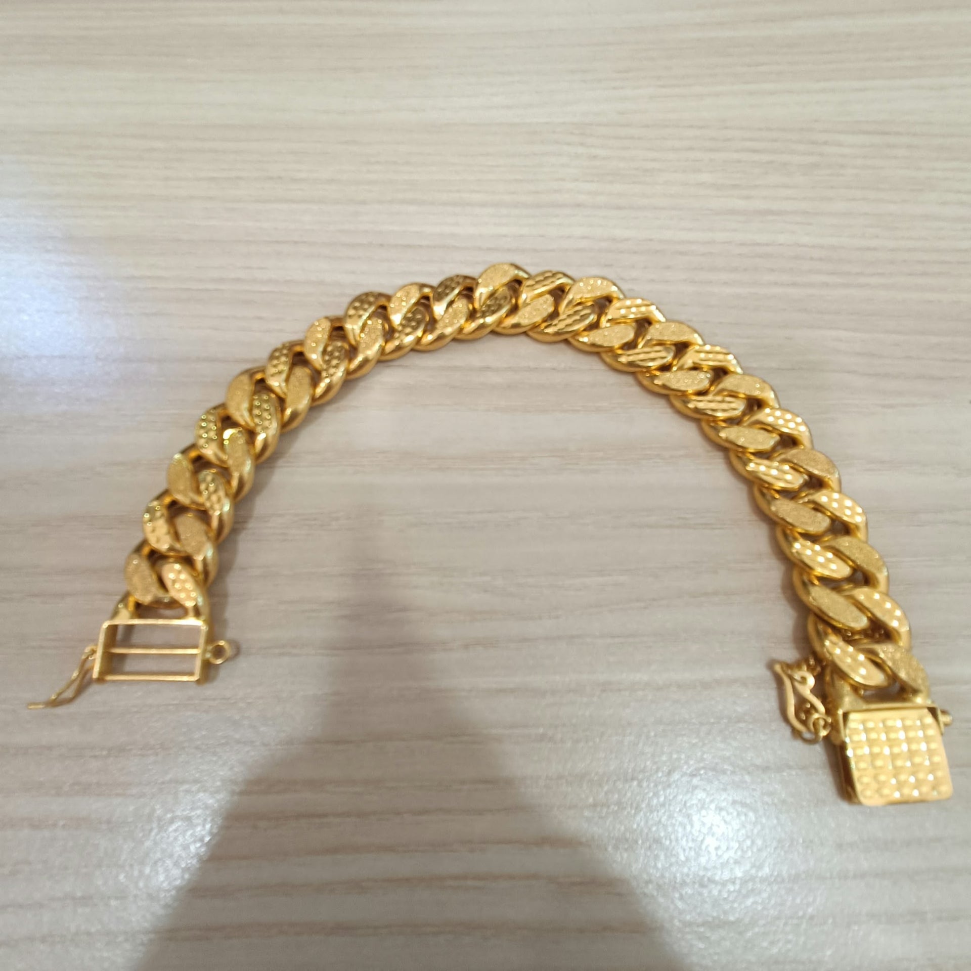 916 Gold Milo Bracelet | Heavyweight 22K Statement Bracelet
