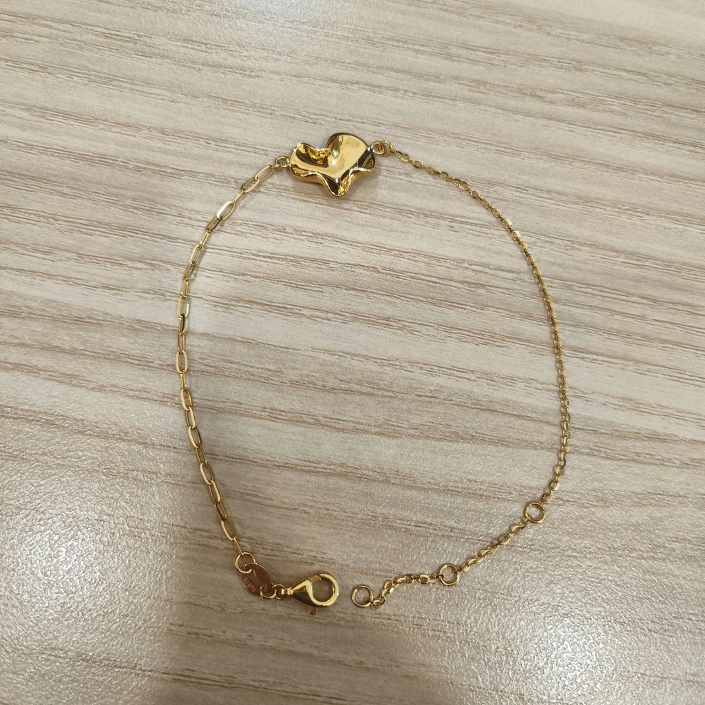 916 Gold Fancy Bracelet | Elegant Lightweight 22K Gold Design