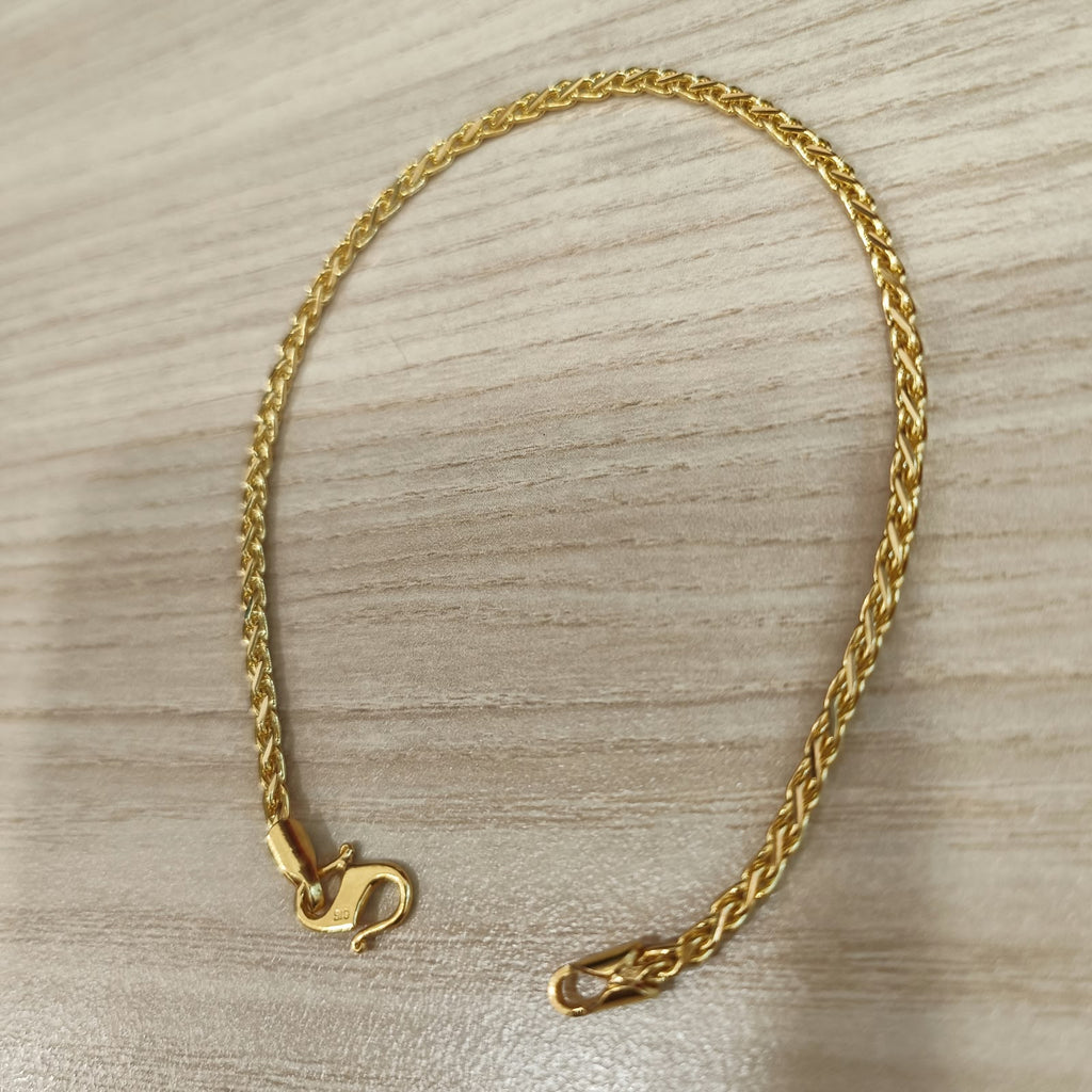 916 Gold Spike Bracelet | Bold Modern 22K Gold Design