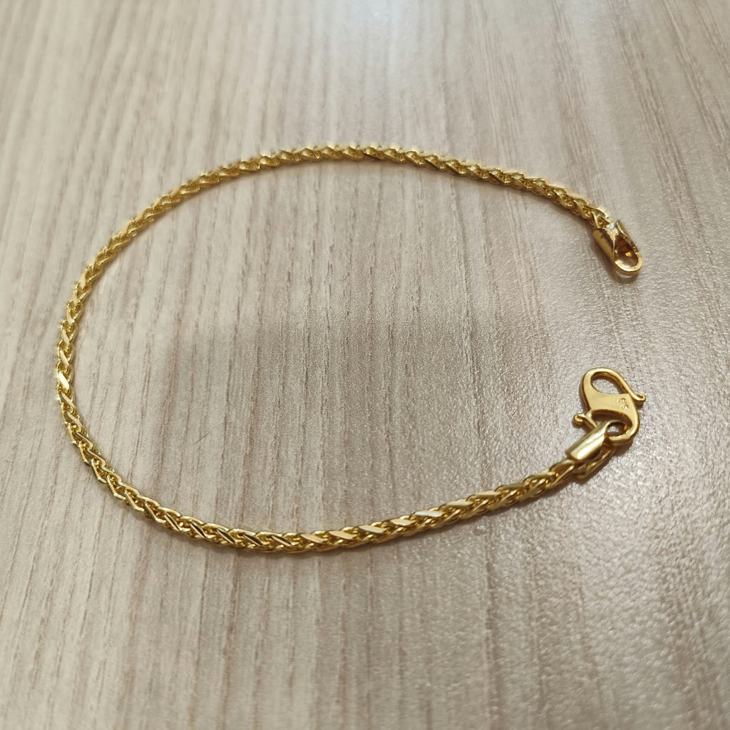 916 Gold Spike Bracelet | Bold Modern 22K Gold Design