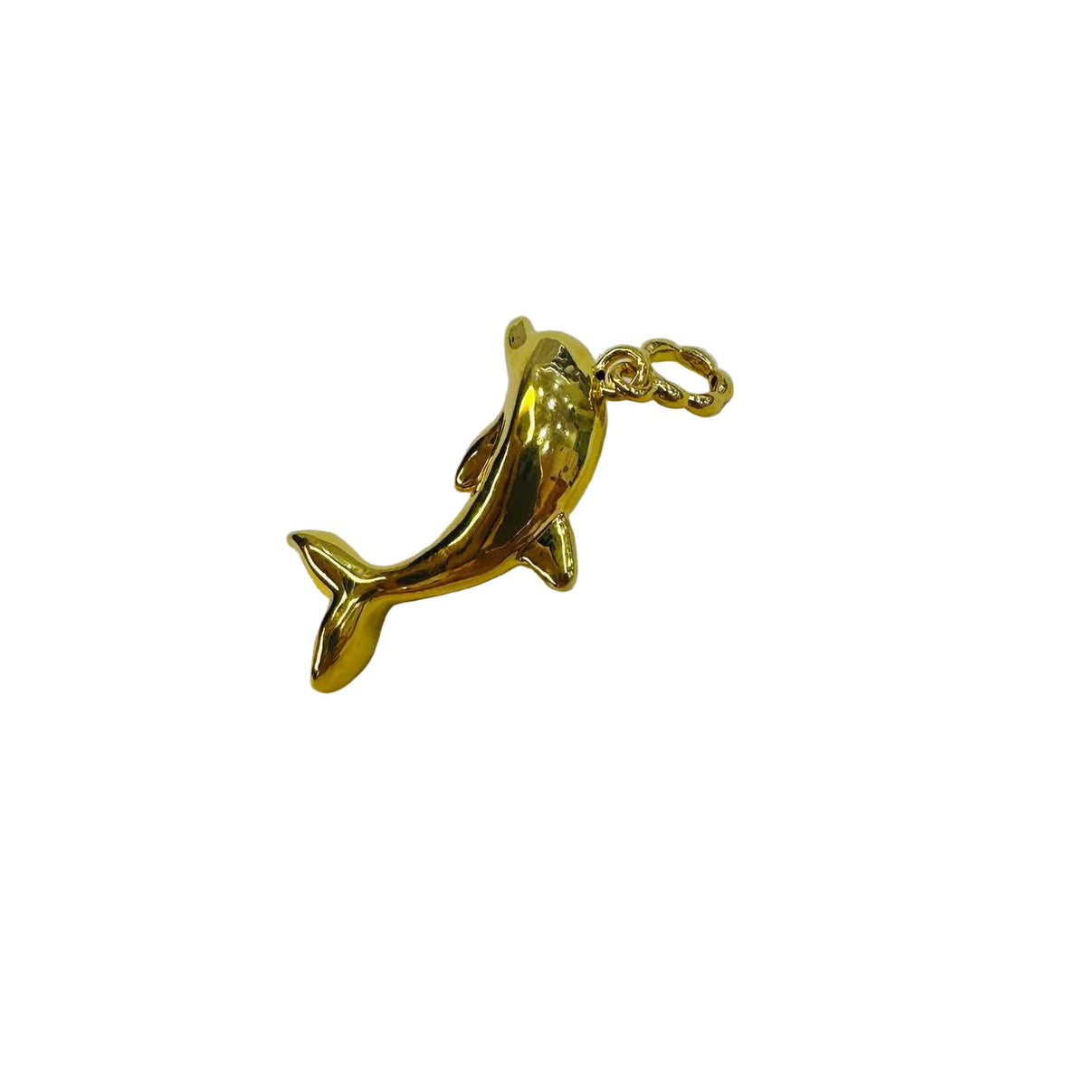 Guild Bullion 916 gold dolphin charm; collection design reference. Check selector for current options and availability.