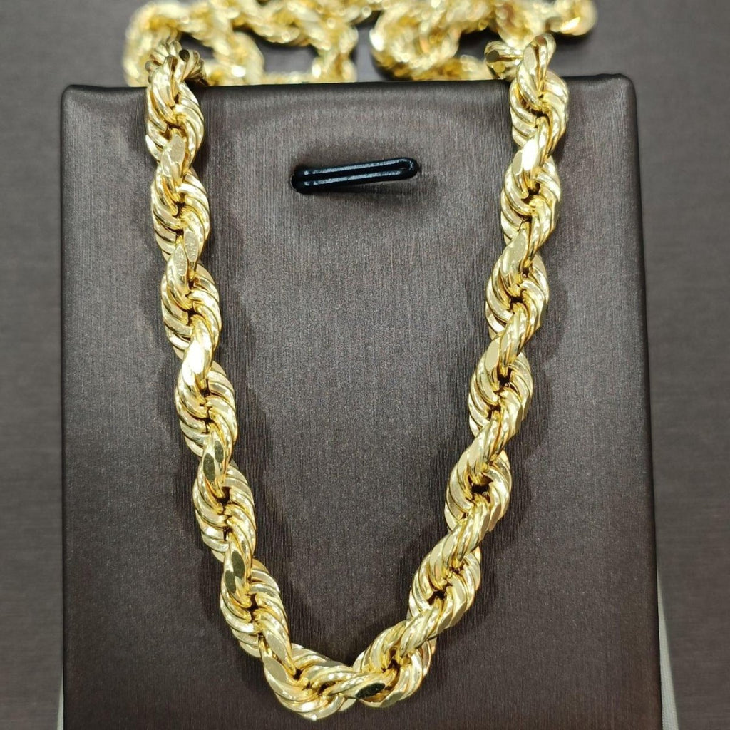 (NEW) 22k / 916 Gold Semi Solid Rope Necklace - Best Gold Shop 22k gold 22k gold necklace 916 gold Necklaces