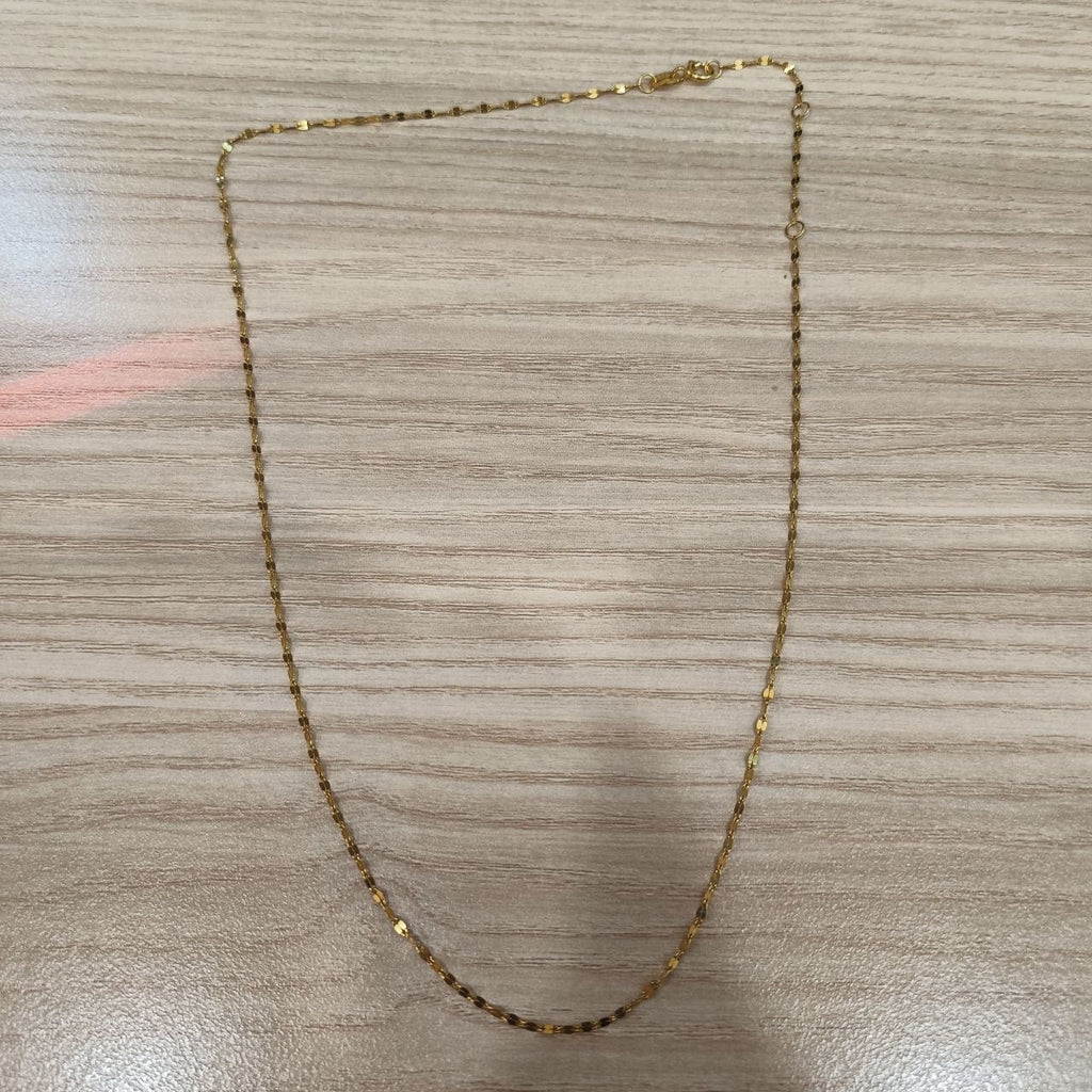 999 Silver Gold Plated Adjustable Necklace