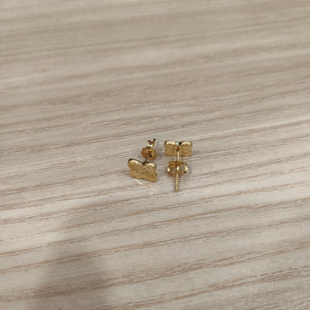 916 Gold Ancient Coin Earrings | Classic 22K Gold Design