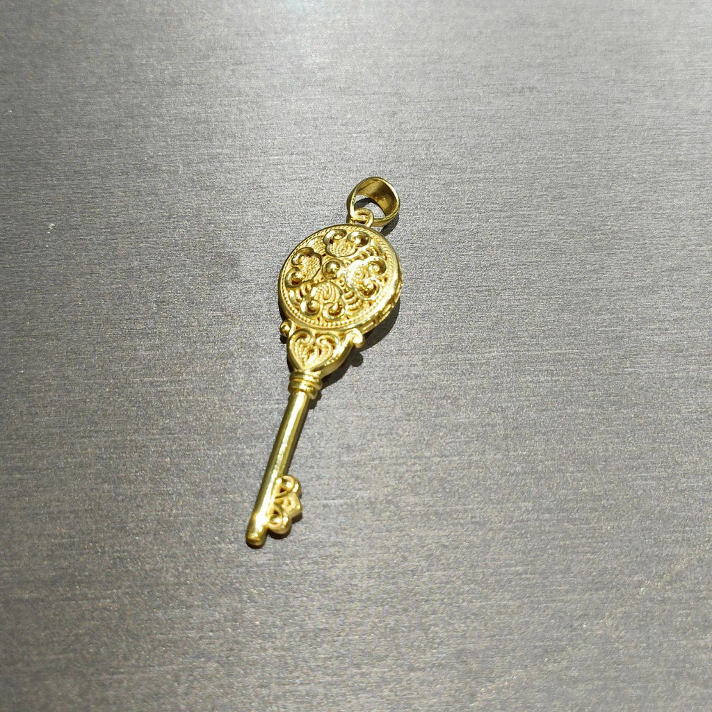 22k / 916 Gold Designer Key by Best Gold Shop - Best Gold Shop 22k gold 22k gold pendant 916 gold Charms & Pendants