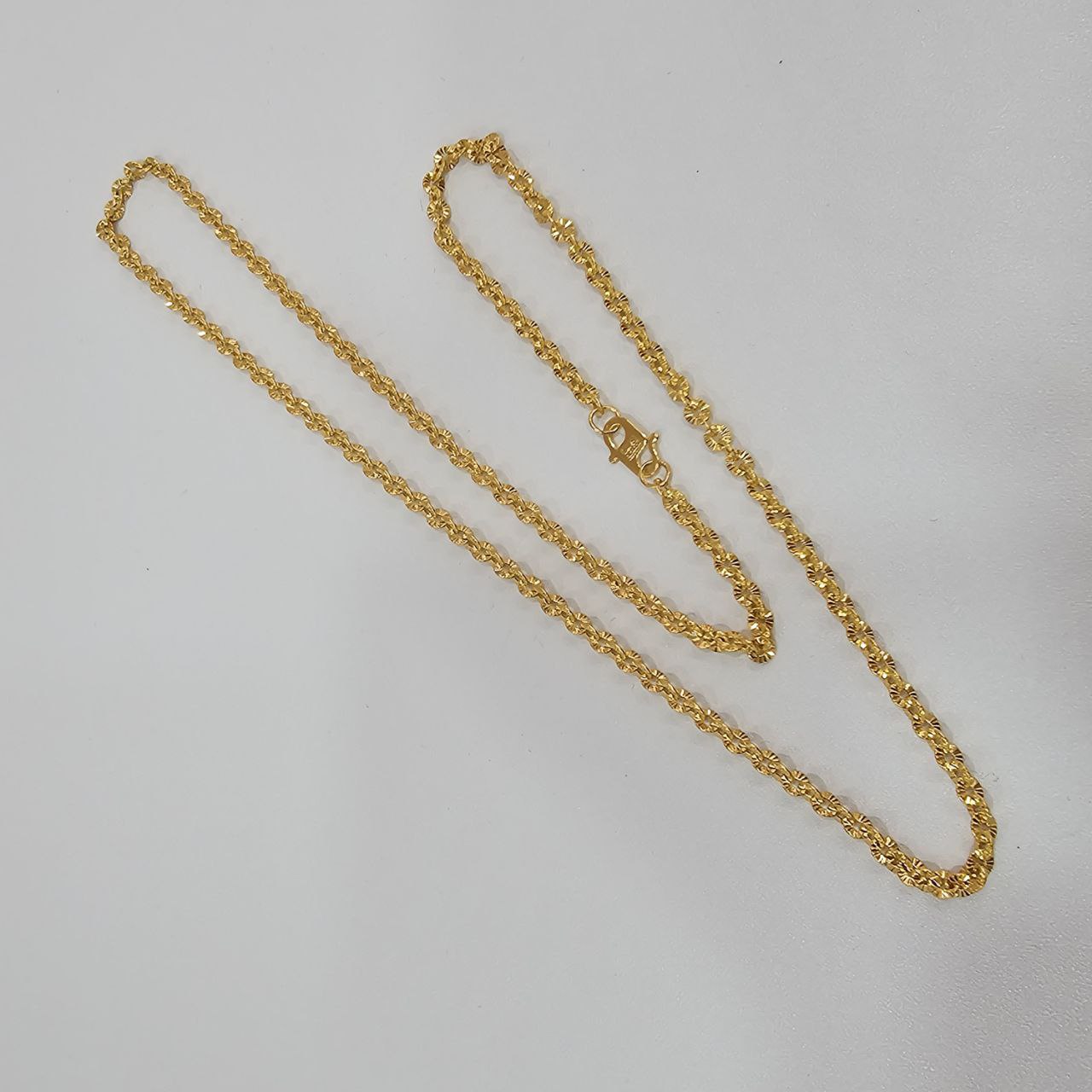 22k / 916 Gold Floral Chain / necklace by Best gold Shop