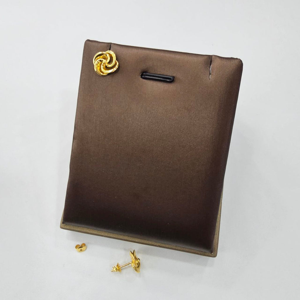 22k / 916 Gold Round Flower Earring by Best Gold Shop